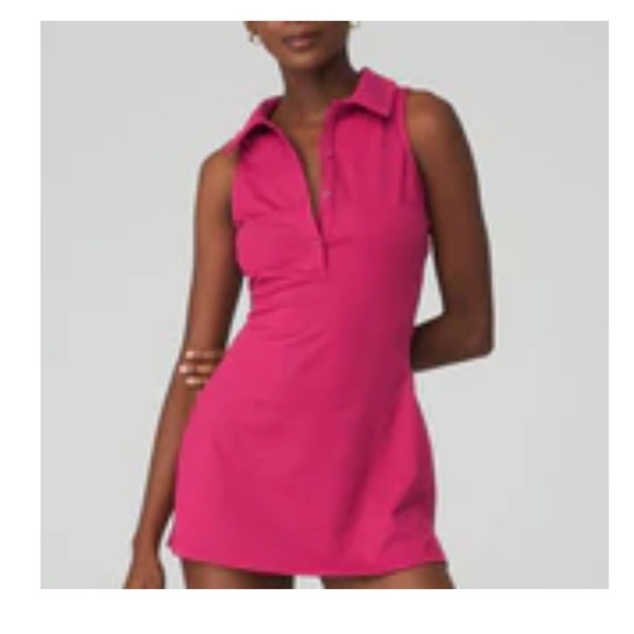 ALO Yoga Dresses & Skirts - Alo Yoga Magenta Crush Charmed tennis dress size small